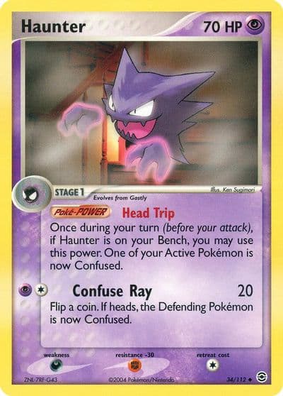Haunter FireRed & LeafGreen Pokemon card