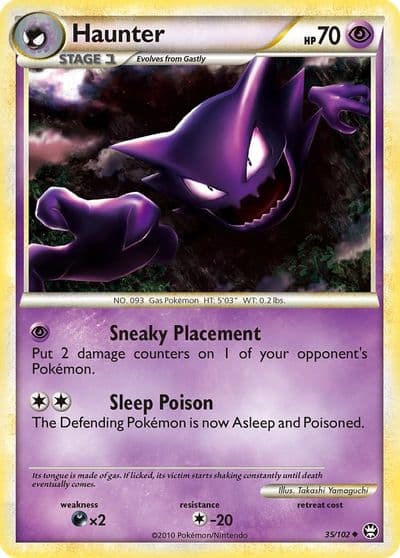 Haunter Triumphant Pokemon card