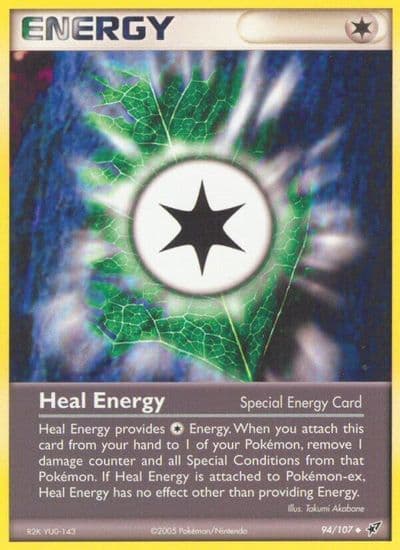 Heal Energy Deoxys Pokemon card