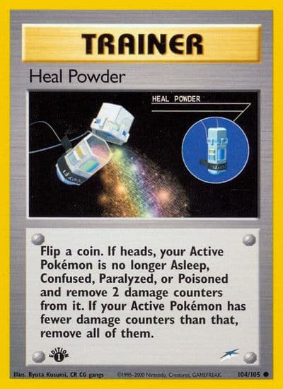 Heal Powder Neo Destiny Pokemon card