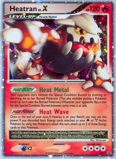 Heatran LV.X - DP31 Diamond and Pearl Promos Pokemon card