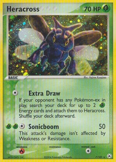 Heracross Hidden Legends Pokemon card