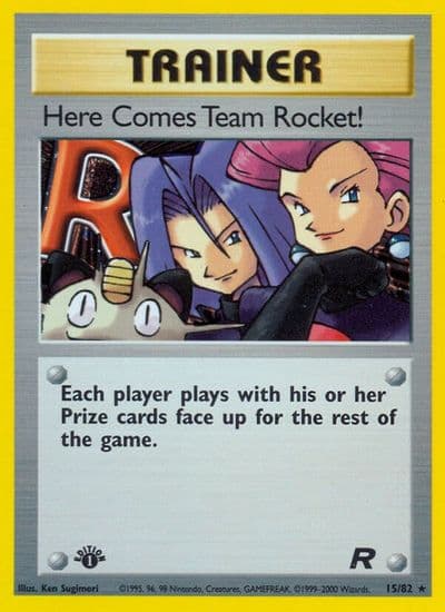 Here Comes Team Rocket! (15) Team Rocket Pokemon card