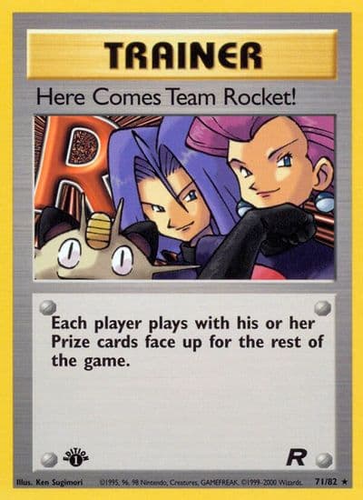 Here Comes Team Rocket! (71) Team Rocket Pokemon card