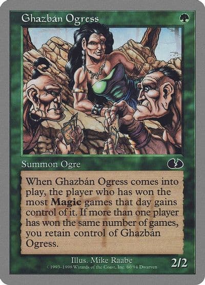 Ghazban Ogress Unglued Magic card