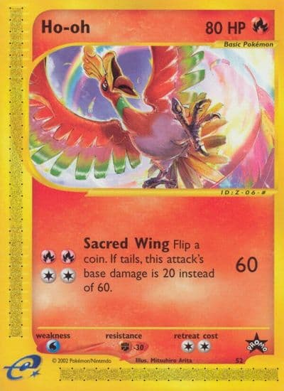 Ho-oh WoTC Promo Pokemon card