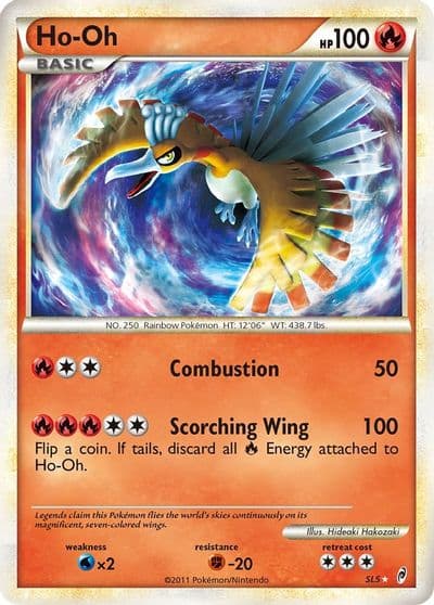 Ho-Oh (Shiny) Call of Legends Pokemon card