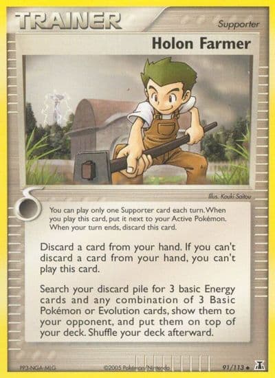 Holon Farmer Delta Species Pokemon card