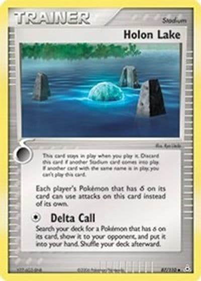Holon Lake Holon Phantoms Pokemon card