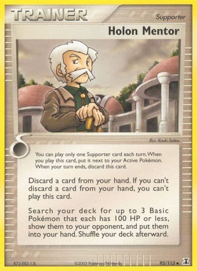 Holon Mentor Delta Species Pokemon card