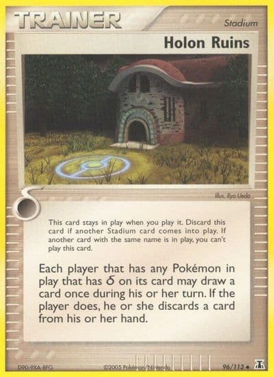 Holon Ruins Delta Species Pokemon card