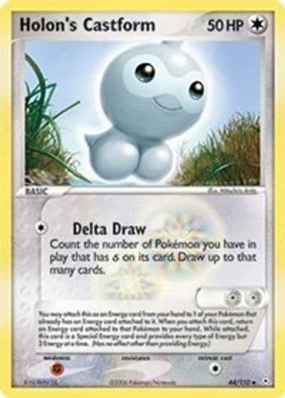 Holon's Castform Holon Phantoms Pokemon card