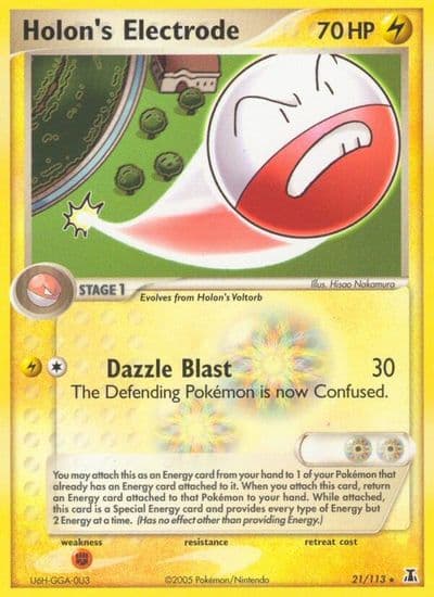 Holon's Electrode Delta Species Pokemon card