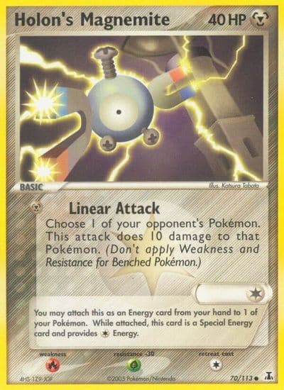 Holon's Magnemite Delta Species Pokemon card