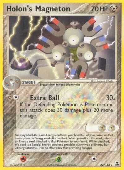 Holon's Magneton Delta Species Pokemon card
