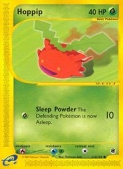 Hoppip Expedition Pokemon card