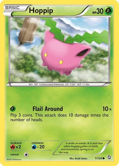 Hoppip Dragons Exalted Pokemon card