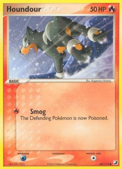 Houndour Unseen Forces Pokemon card