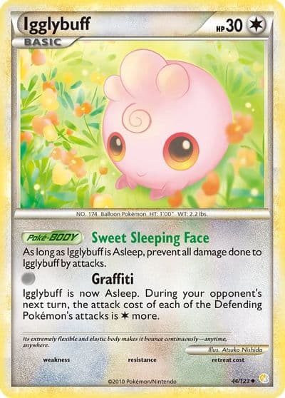 Igglybuff HeartGold SoulSilver Pokemon card
