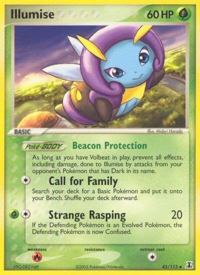 Illumise Delta Species Pokemon card