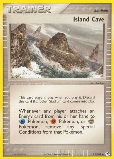 Island Cave Hidden Legends Pokemon card