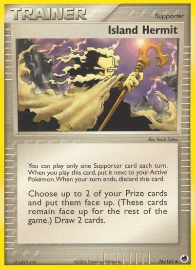 Island Hermit Dragon Frontiers Pokemon card