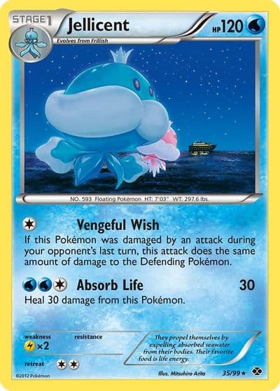 Jellicent Next Destinies Pokemon card