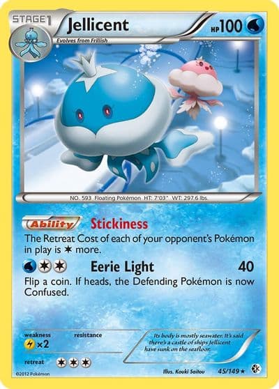 Jellicent Boundaries Crossed Pokemon card