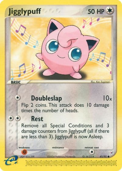 Jigglypuff Team Magma vs Team Aqua Pokemon card