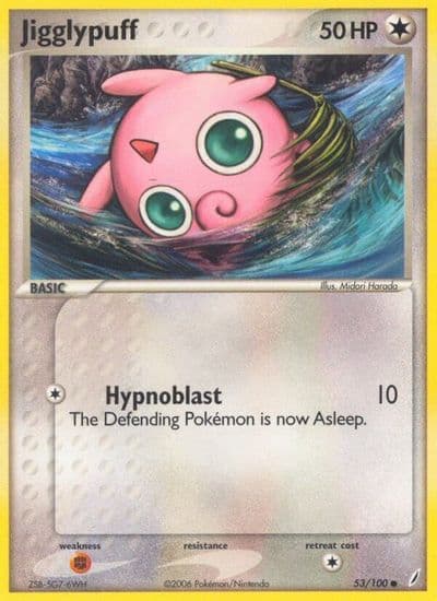 Jigglypuff Crystal Guardians Pokemon card