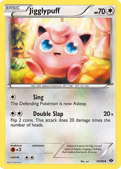 Jigglypuff Next Destinies Pokemon card