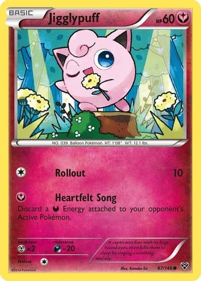 Jigglypuff (87) XY Base Set Pokemon card