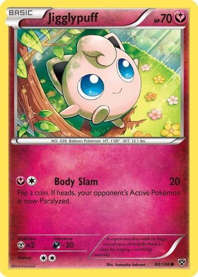 Jigglypuff (88) XY Base Set Pokemon card