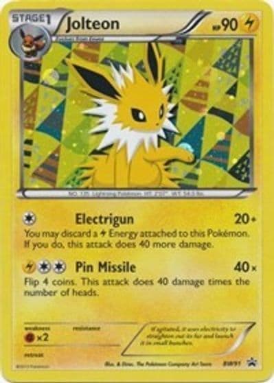 Jolteon - BW91 Black and White Promos Pokemon card
