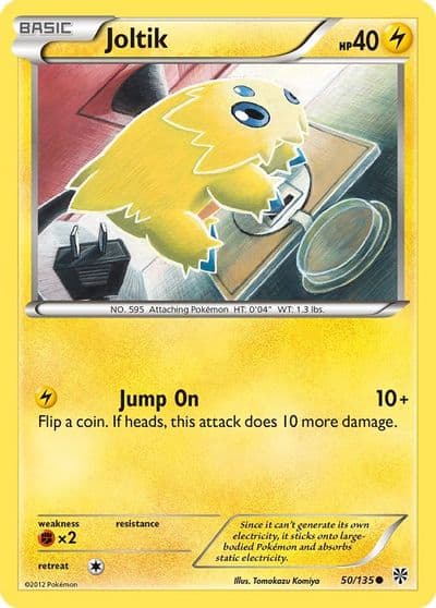 Joltik Plasma Storm Pokemon card