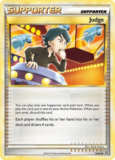 Judge Unleashed Pokemon card