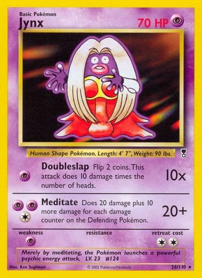Jynx Legendary Collection Pokemon card