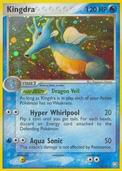 Kingdra Team Rocket Returns Pokemon card
