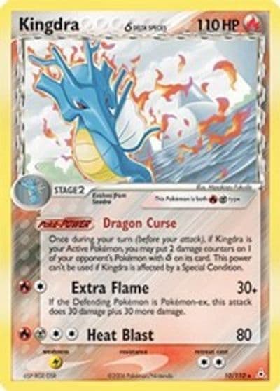 Kingdra (Delta Species) Holon Phantoms Pokemon card