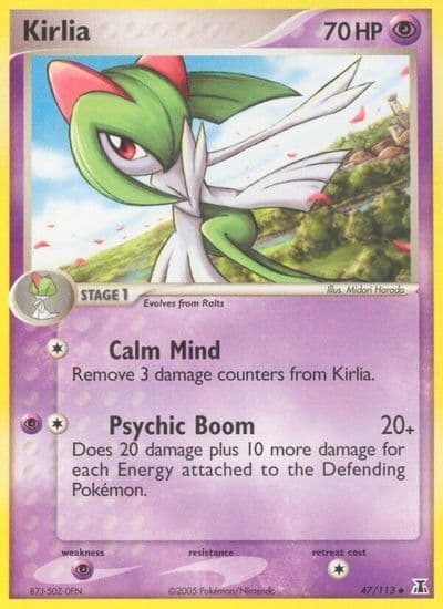 Kirlia Delta Species Pokemon card