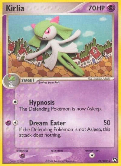 Kirlia Power Keepers Pokemon card