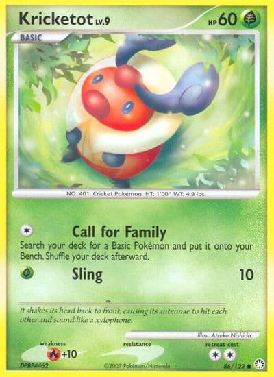 Kricketot Countdown Calendar Promos Pokemon card