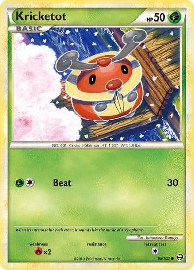 Kricketot Triumphant Pokemon card