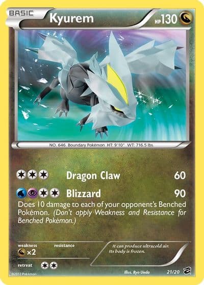 Kyurem Dragon Vault Pokemon card