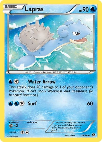 Lapras (26) Next Destinies Pokemon card
