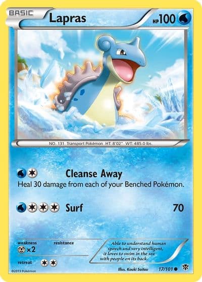 Lapras Plasma Blast Pokemon card
