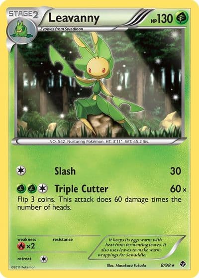 Leavanny (8) Emerging Powers Pokemon card