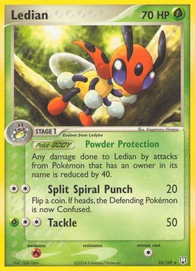 Ledian Team Rocket Returns Pokemon card
