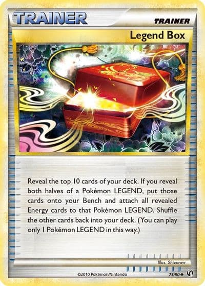 Legend Box Undaunted Pokemon card