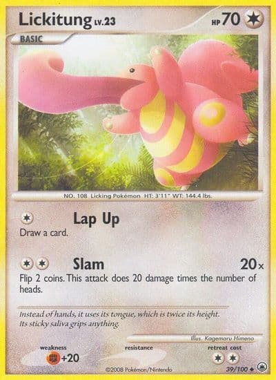 Lickitung Majestic Dawn Pokemon card